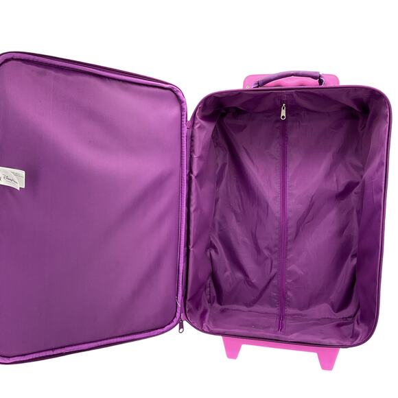 Disney World Parks 20x12x7 Princess Childrens Rolling Suitcase - Picture 4 of 10
